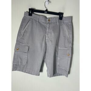 Men's Robert Graham Light Tan Cargo Shorts Sz 32